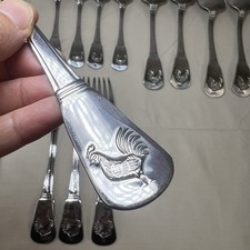 Cuisinart Elite 20 piece Flatware Set French Rooster Collection CFE-FR20