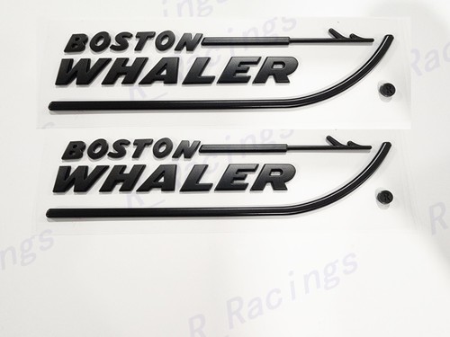 2pcs new boston whaler - whaler, emblem