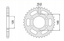 PIGNON ARRIÈRE CHT 5301 46