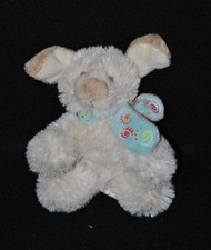 Peluche doudou chien blanc