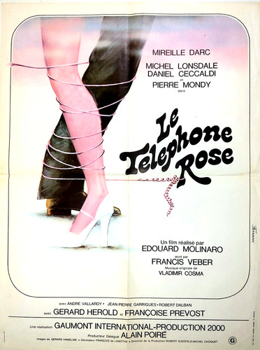 Affiche telephone rose d e - telephone,