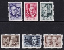 Album Special  Belgium  Scott # B573-B578  Scientists  Mint LH