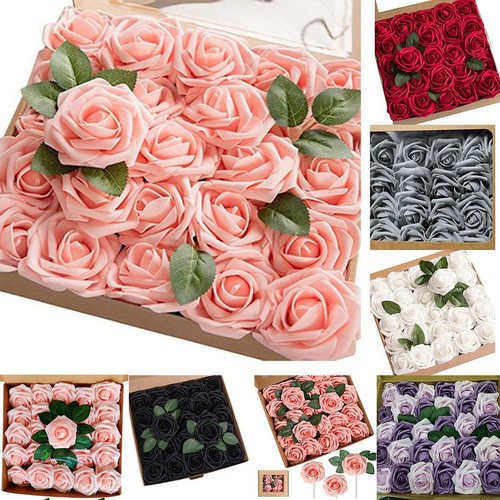 25pcs roses artificielles - 25pcs,
