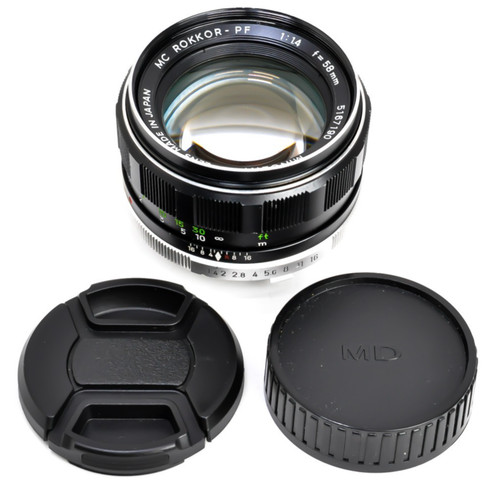 Objectif minolta rokkor pf - objectif, rokkor-pf