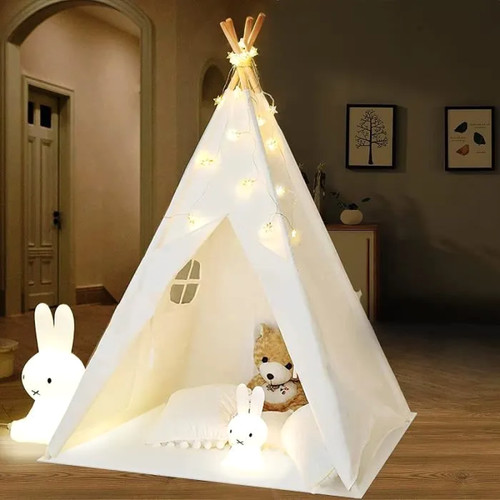 Tente tipi enfant guirlande - tipi,