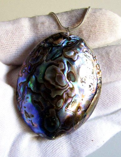 Pendentif argent 925 - 925, nacre