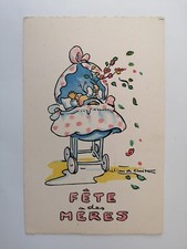 Old postcard Erpé, PARIS HUMOR ILLUSTRATION signed Liliane de CHRISTEN MOTHER'S DAY