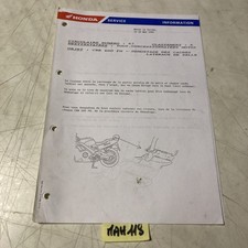 Honda moto 1991 CBR600 FM note