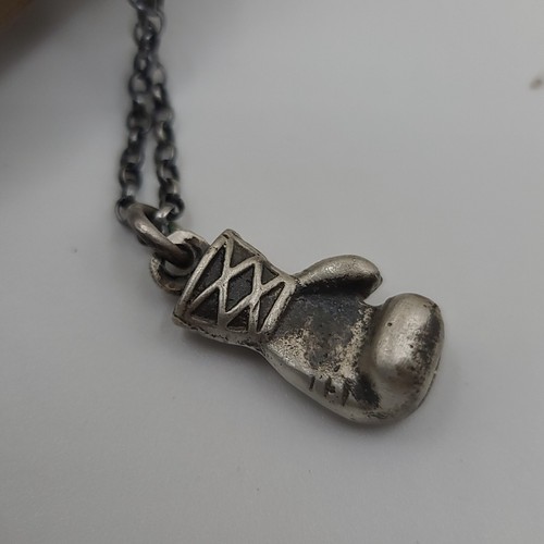 Gant boxe pendentif en - de,