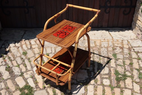 Table roulante desserte - table, en