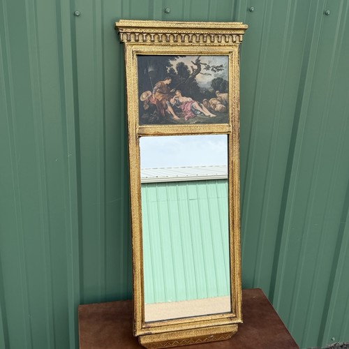 Vtg french style trumeau wall - style,