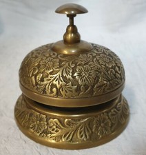  Hotel Bell Antique Solid Bronze Table Bell 