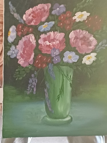 Tableau huile bouquet - bouquet, de