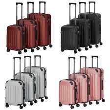 AREBOS Set de 3 valises à