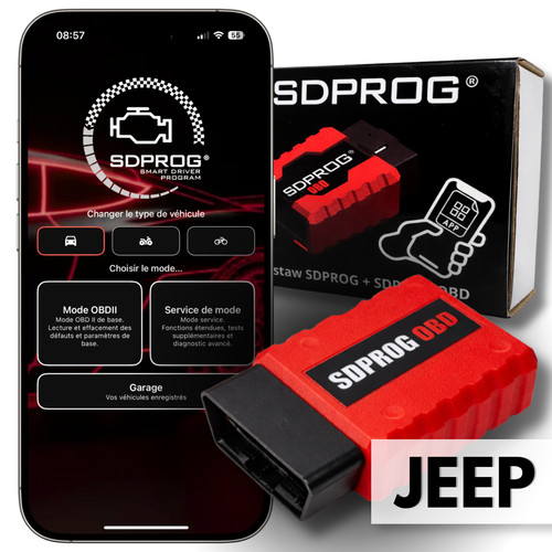 Kit diagnostic jeep sdprog - de,