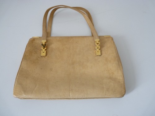 Ancien sac main lézard - main,