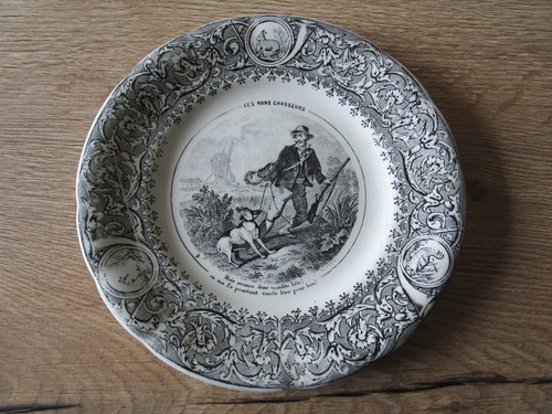 Ancienne assiette parlante - assiette,