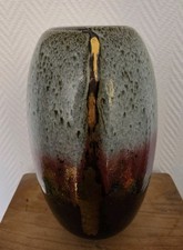 Fred Ferry Large Ceramic Stoneware Vase 1980 n Deblander Girel Fouilhoux Uzan