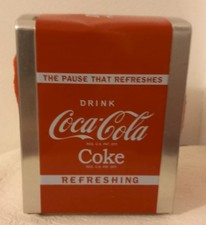 * COCA-COLA * DISTRIBUTEUR DE SERVIETTES * SUR TABLE * METAL *