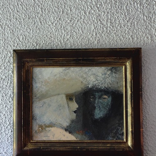 Tableau huile sur - toile, clair