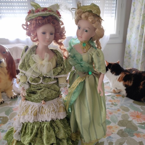 Fines poupées porcelaine - 2,