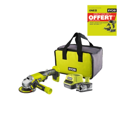 Meuleuse angle ryobi 18v - meuleuse, d'angle