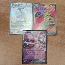 Lot de 3 cartes Pokémon EX