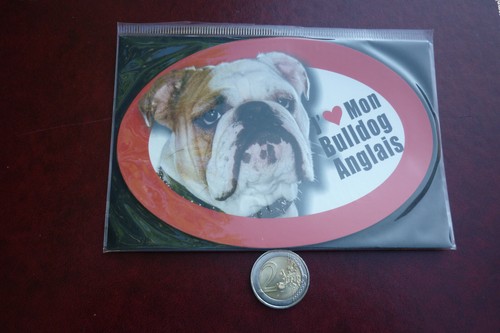 Grand magnet chien bulldog - magnet,