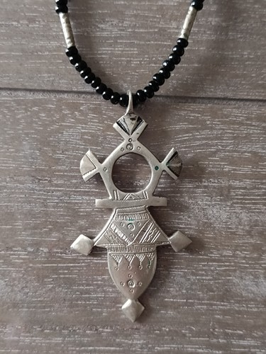 Collier perles pendentif - collier, et