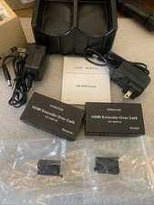 HDMI Extender 196ft HDMI Over Single Cat5E/6/7 HDMI Repeater HDMI Balun Sender