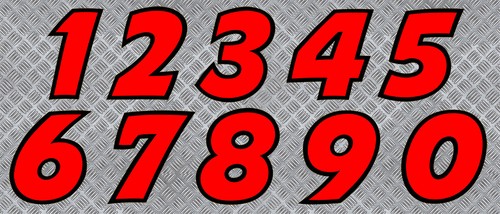 Numero course racing - course, auto