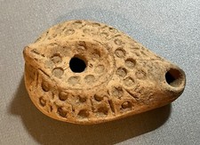 Roman oil lamp 1st century A.D. Jerusalem 
