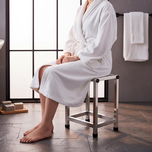 Tabouret douche acier - douche,