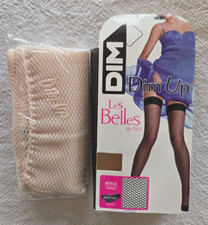 paire de bas crème Dim Up résille "les belles de Dim" neuf taille 1