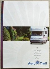 PEUGEOT AUTO TRAIL MOTORHOMES Scout CHEROKEE Mohican + Sales Brochure c1996