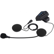 BT12 Intercom Moto Kit Main Libre Moto Headset Casque De