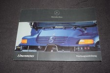 Operating Instructions Maintenance Manual Mercedes Unimog U300/U400 Unused