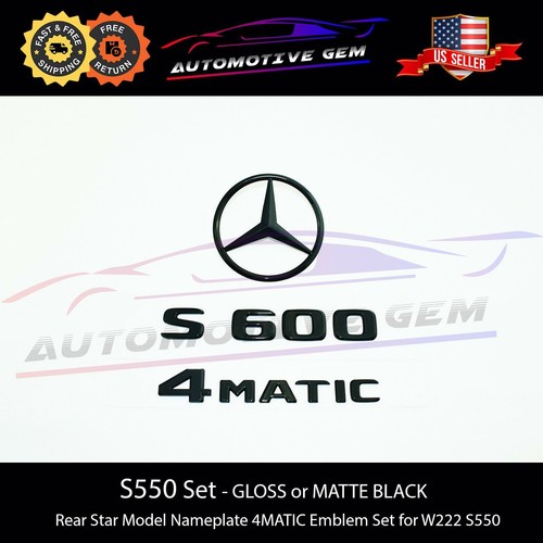 S600 4matic rear star emblem - 4matic,