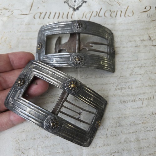 Paire boucles chaussures - boucles,