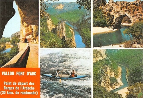 Gorges ardeche - gorges, de