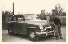 OLD PHOTOGRAPH VINTAGE CAR COLLECTION SIMCA ROUND?