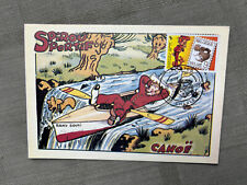 ROB VEL SPIROU CARTE POSTALE SPIROU SPORTIF 1988 TL 1000 EX EN EXCELLENT ÉTAT