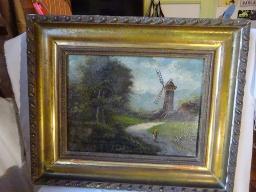 Tableau peinture huile - à, l'huile