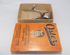 JOHN OSTER MANUFACTURING HAND CLIPPERS BOX MOWER 