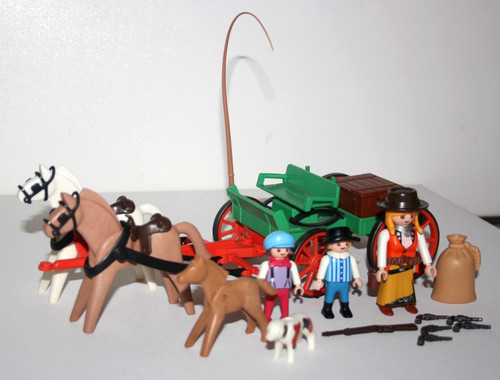 Playmobil 3804 chariot voiture - chariot,