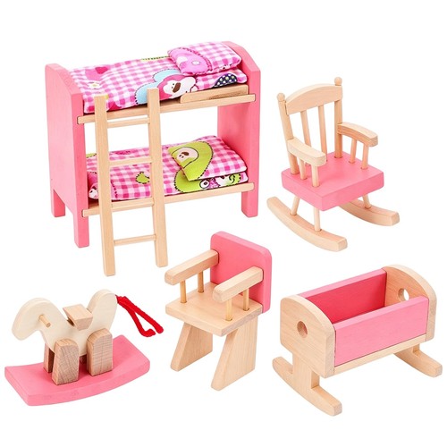 Jouet bois meubles pour - jouet, en