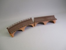LQ1623 FALLER Train Ho 1/87 Maquette montée Lot 2 tabliers pont pierre à arches