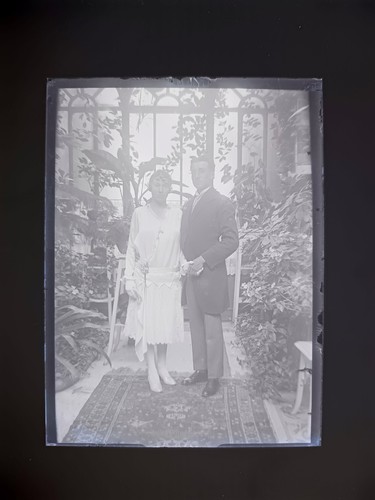 Plaque verre negatif 1920 - plaque,