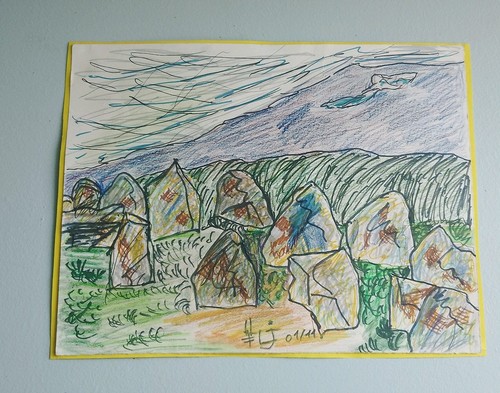 Paysage aux gros - le,