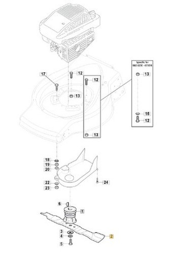 Lame mulching tondeuse - lame,